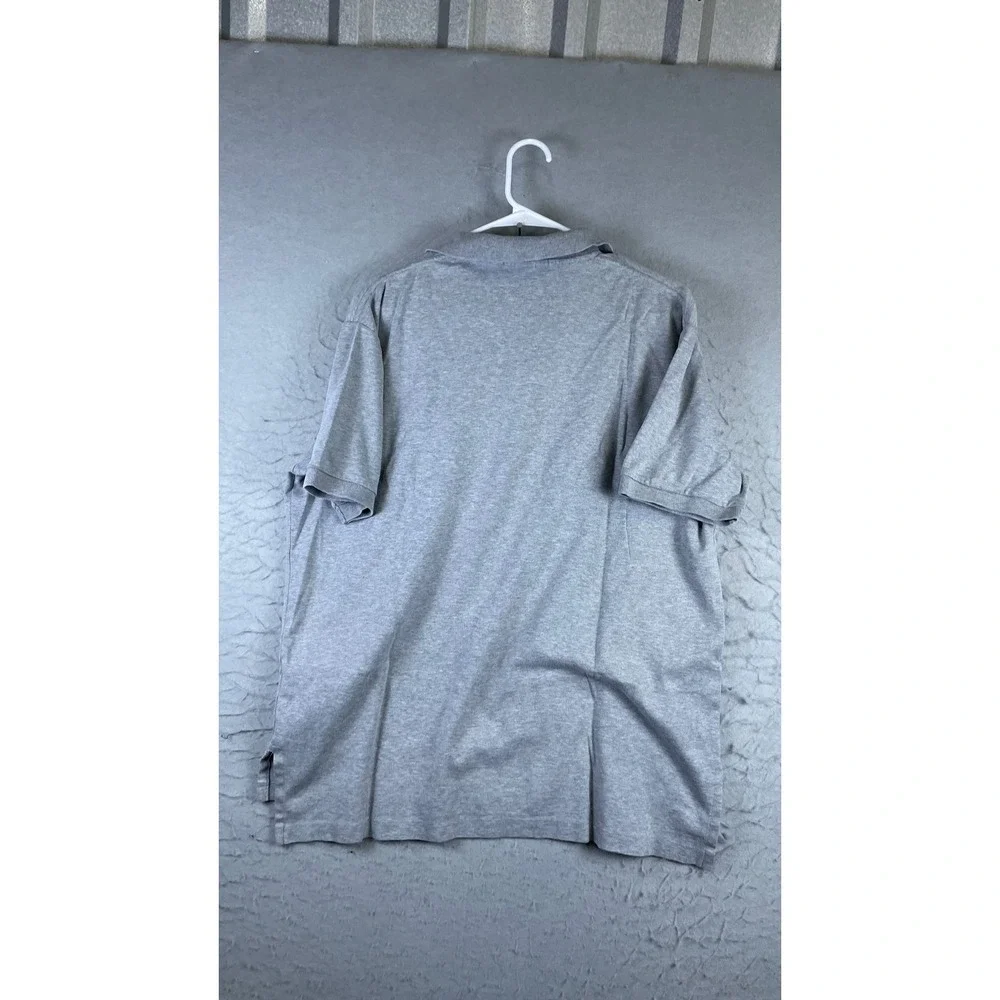 Polo Ralph Lauren Polo Shirt Mens Large Gray Excellent Short Sleeve Cotton Pony